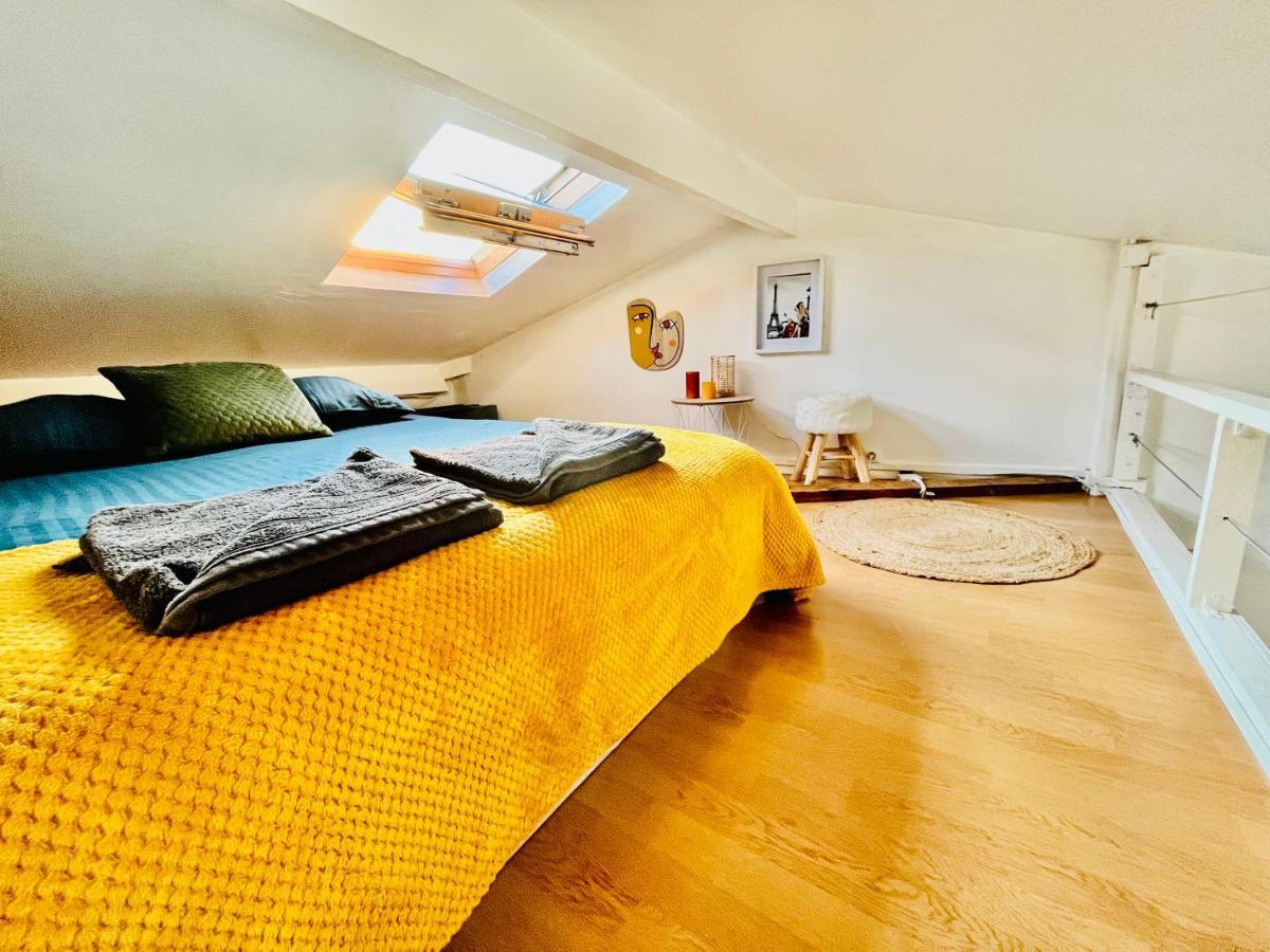 Parc Buttes Chaumont - Studio Mezzanine Paris Apartment Ngoại thất bức ảnh